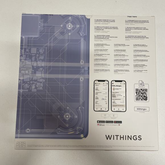NEW Withings Body Smart Advanced Body Composition Wi-Fi Smart Scale Black - Picture 4 of 9